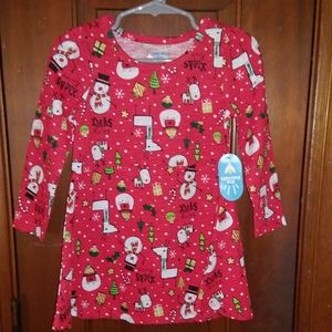 Lightning Bug Snowman Dress
